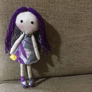 Purple Rag doll