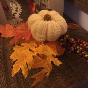 Pumpkin center piece crochet design