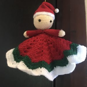 Hanging doll for Christmas